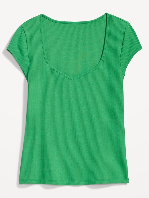 Image number 4 showing, Sweetheart Rib-Knit T-Shirt