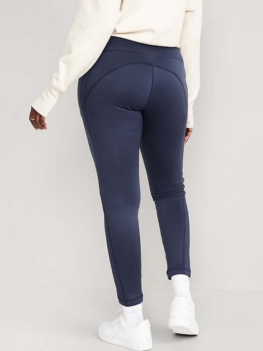 Image number 6 showing, High-Waisted UltraCoze Fleece-Lined Leggings