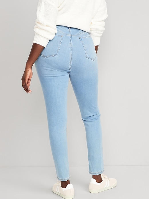 Image number 6 showing, FitsYou 3-Sizes-in-1 Extra High-Waisted Rockstar Super Skinny Jeans for Women