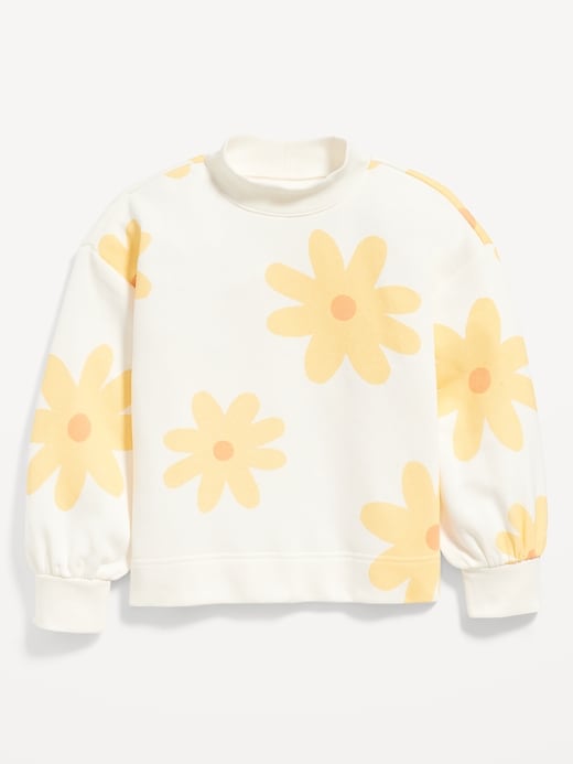 Mock-Neck Graphic Cocoon Sweatshirt for Girls | Old Navy