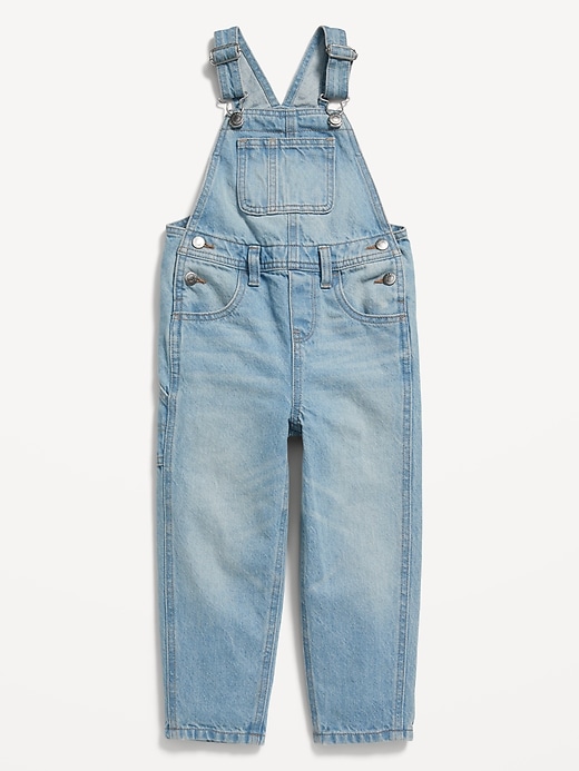 View large product image 1 of 2. Unisex Jean Overalls for Toddler