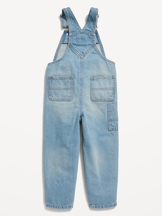 View large product image 2 of 2. Unisex Jean Overalls for Toddler