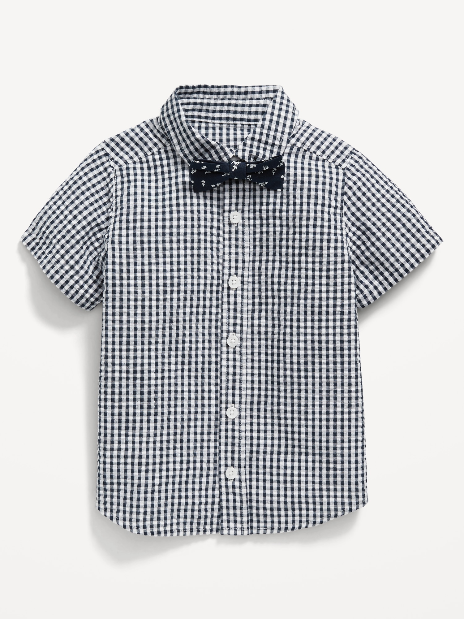 Short-Sleeve Printed Shirt & Bow-Tie Set for Toddler Boys | Old Navy