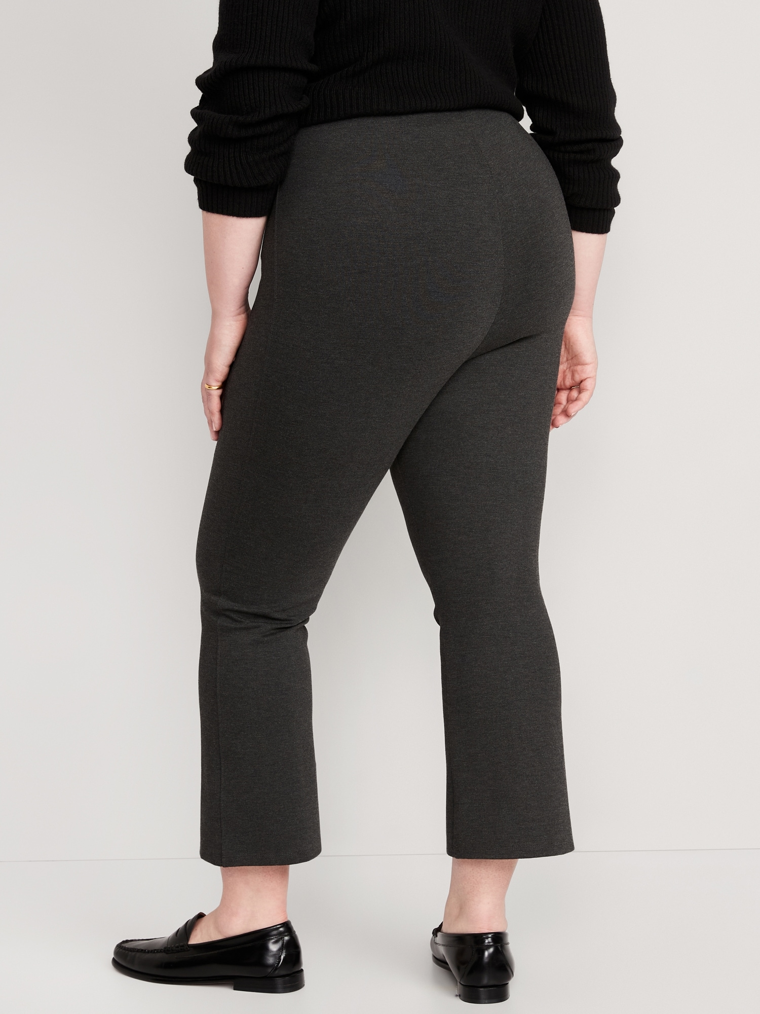 Extra High-Waisted Stevie Cropped Flare Pants for Women | Old Navy