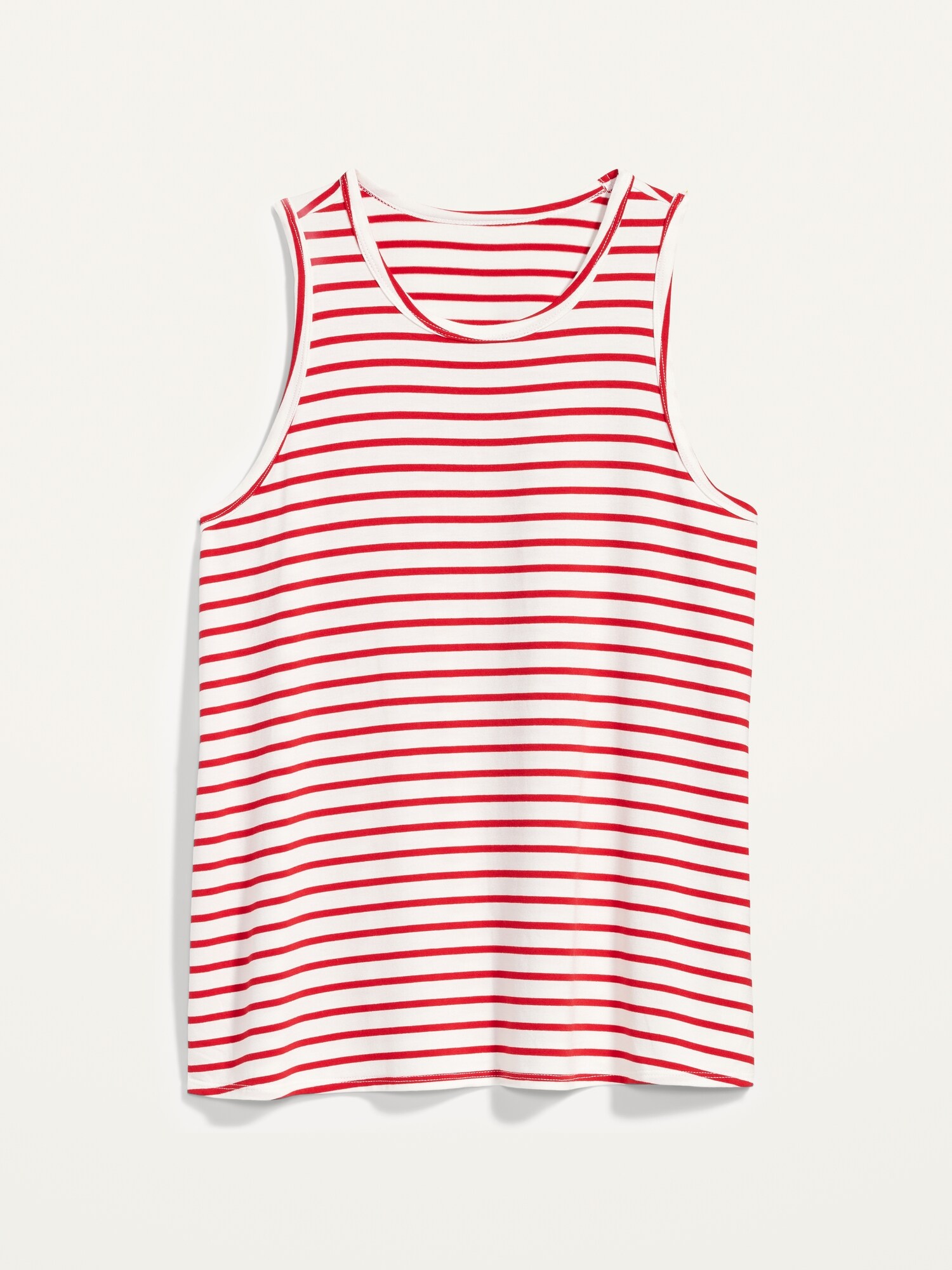 Sleeveless Luxe Striped T-Shirt | Old Navy