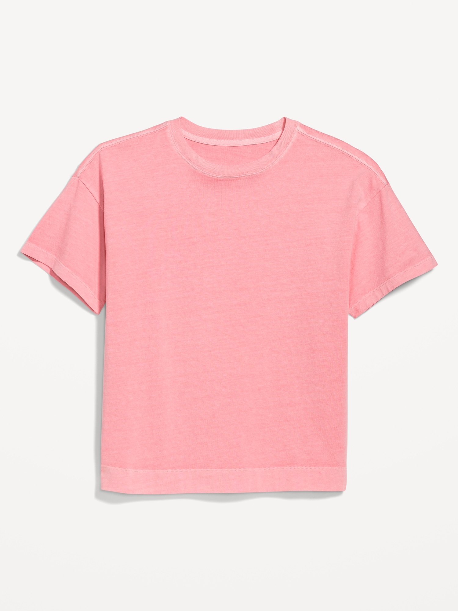 Old Navy Vintage Crew-Neck T-Shirt for Women pink. 1