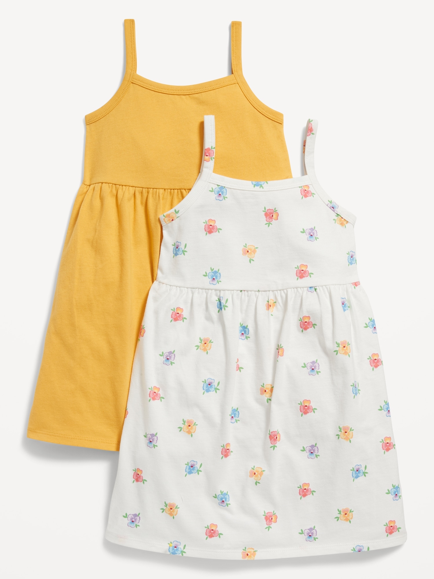 Jersey-Knit Fit & Flare Cami Dress 2-Pack for Toddler Girls | Old Navy