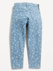 View large product image 4 of 4. Printed High-Waisted O.G. Straight Jeans for Girls