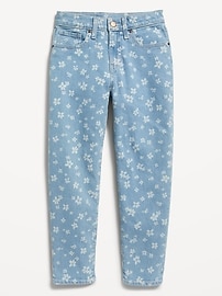 View large product image 3 of 4. Printed High-Waisted O.G. Straight Jeans for Girls
