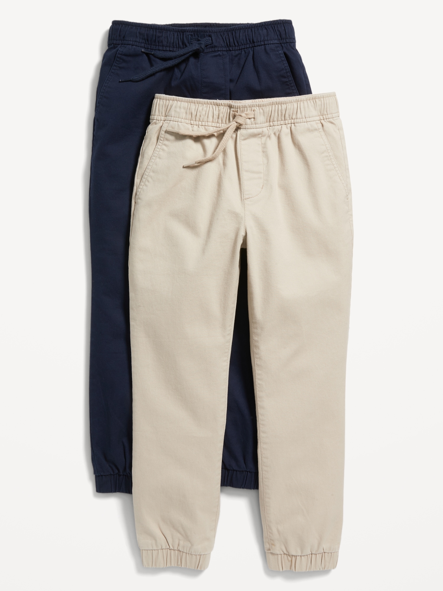 Old Navy Built-In Flex Twill Jogger Pants for Boys blue. 1