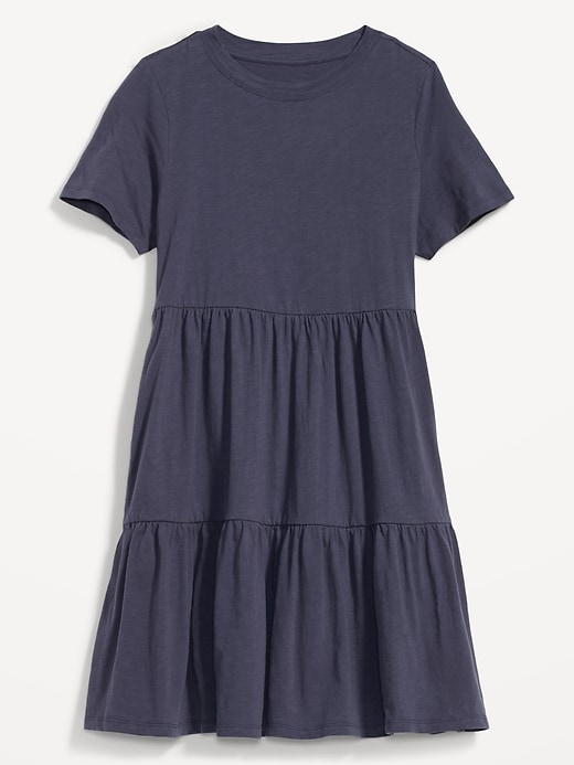 Image number 4 showing, EveryWear Slub-Knit Tiered Mini T-Shirt Swing Dress for Women