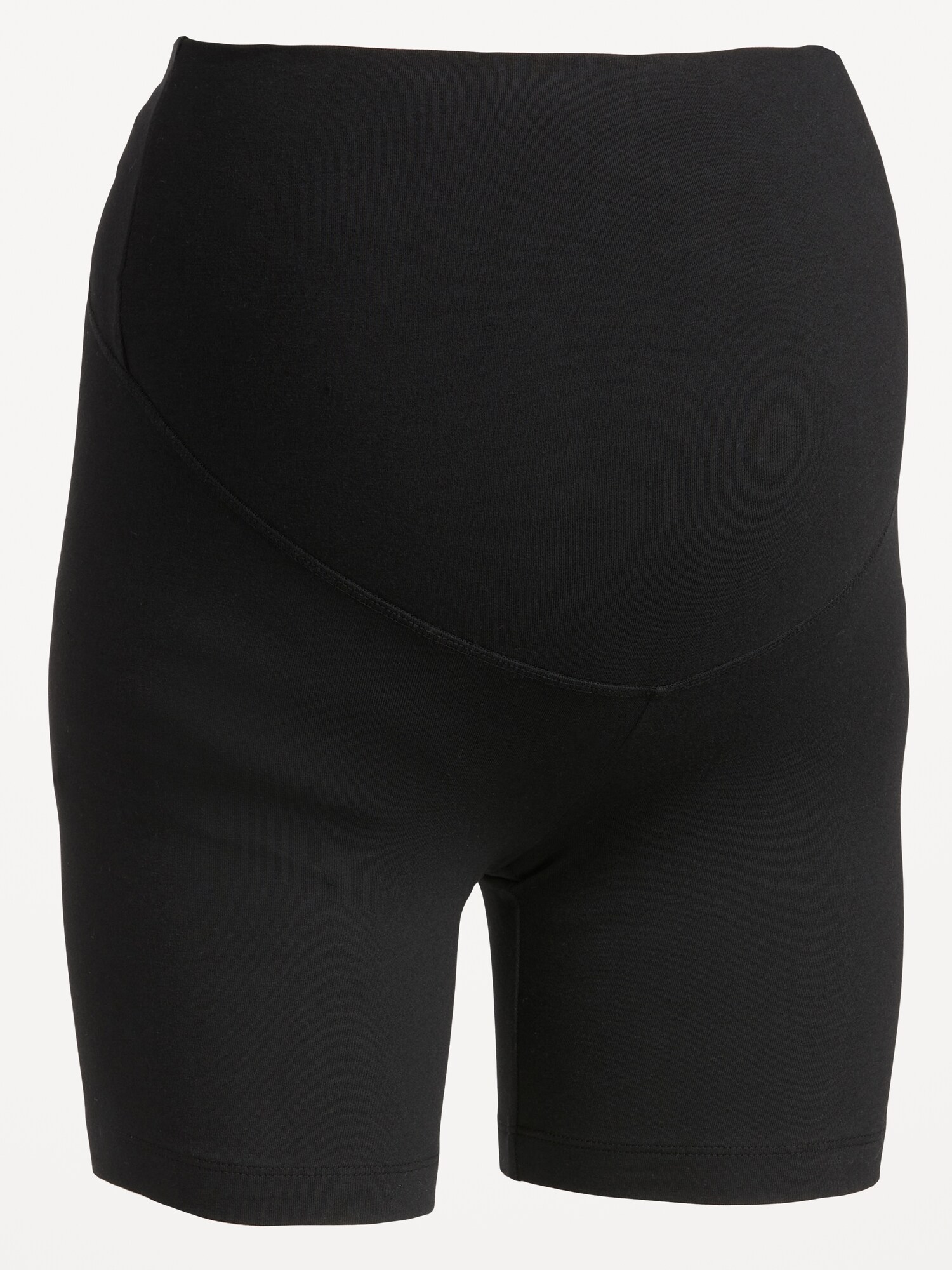 Женские шорты Old Navy Maternity Full-Panel Biker Shorts -- 6-inch inseam, цвет: Чёрный — фото 5