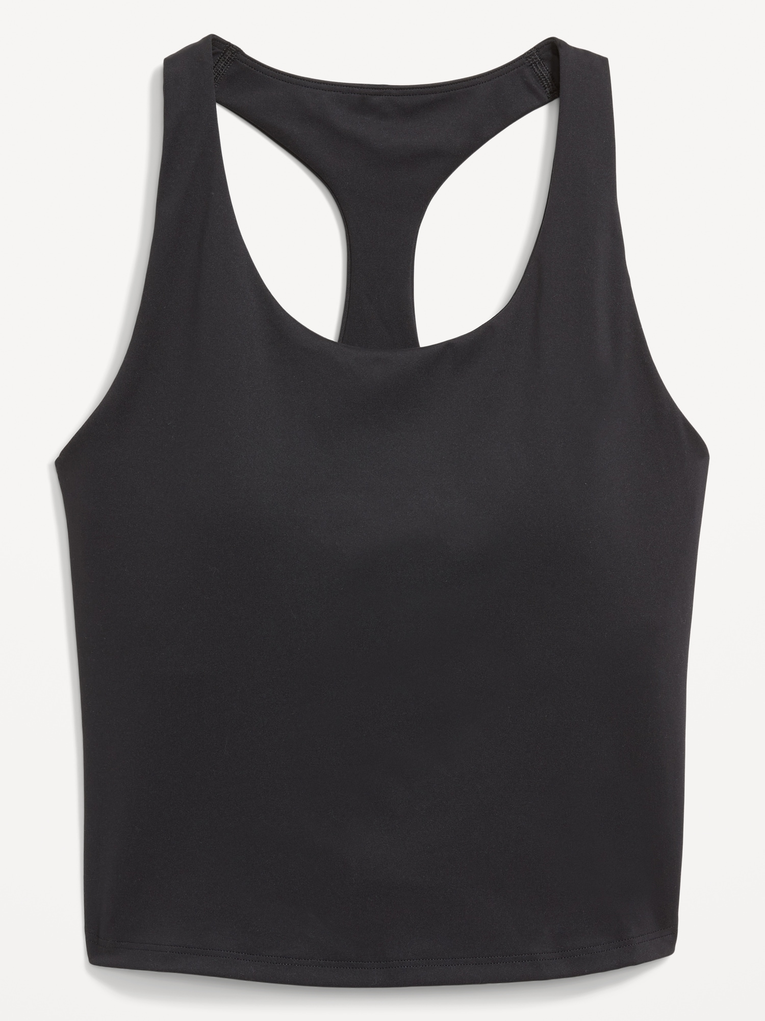PowerSoft Cropped Racerback Tank Top