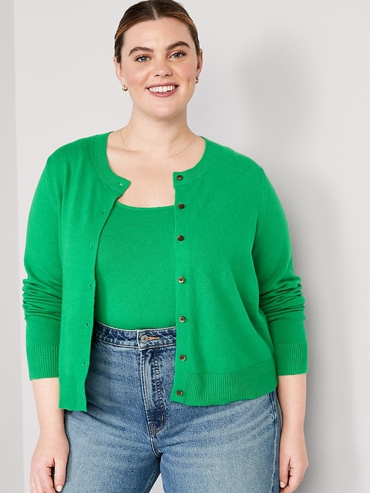 Image number 7 showing, Cropped Cozy-Knit Cardigan