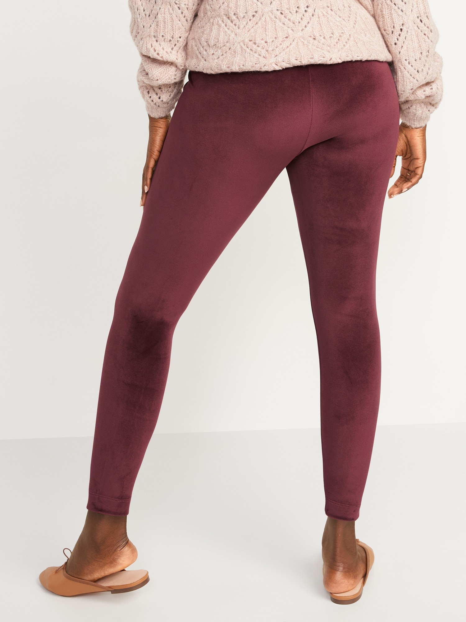 Desire Full Length Legging Deep Burgundy – Aurum Activewear