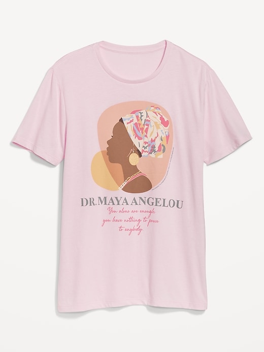 View large product image 1 of 1. Maya Angelou™ Matching Graphic T-Shirt