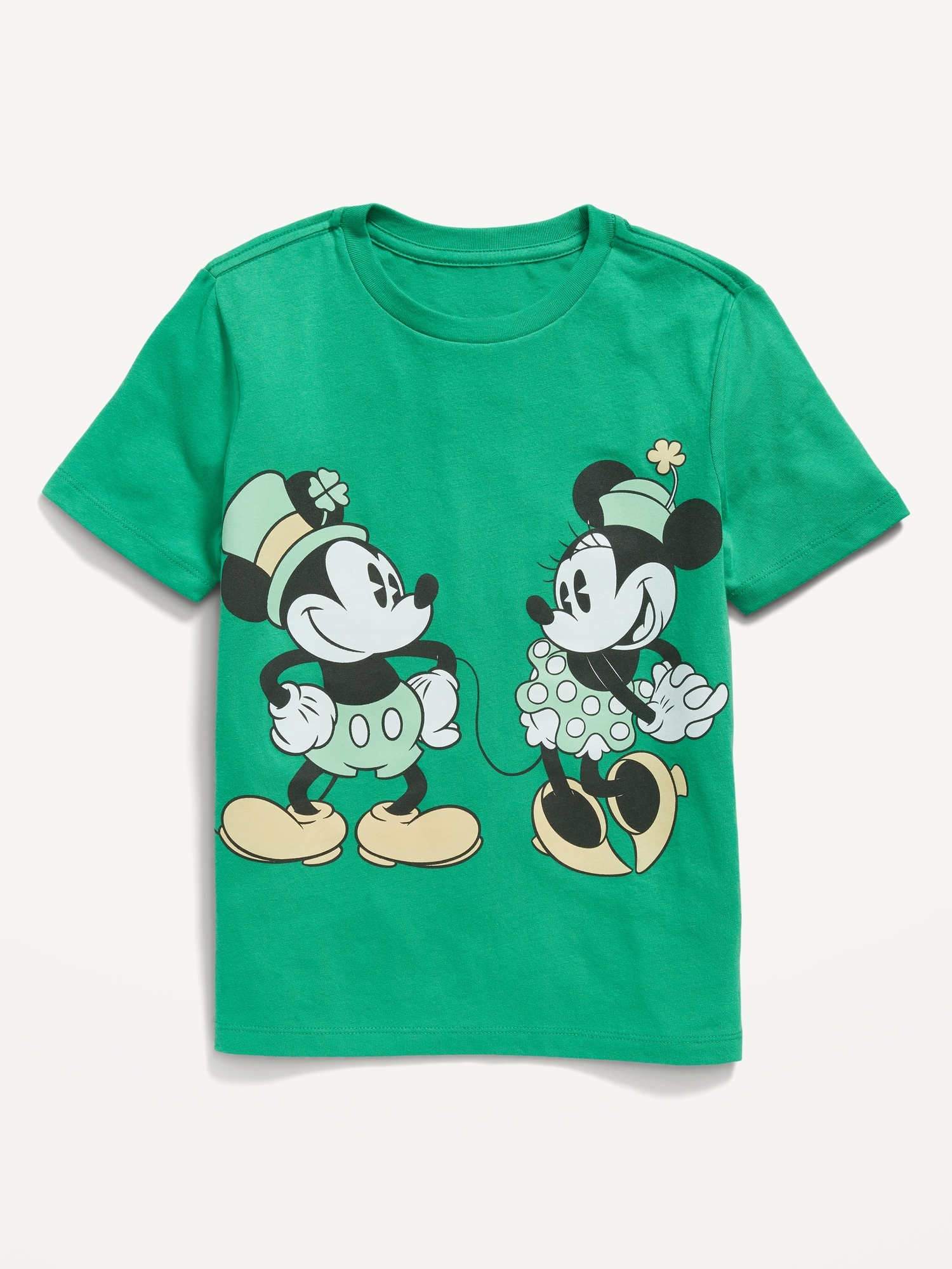 Disney© Matching Gender-Neutral St. Patrick's Day Graphic T-Shirt for Kids