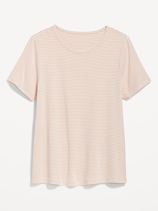 Luxe Striped T-Shirt for Women | Old Navy
