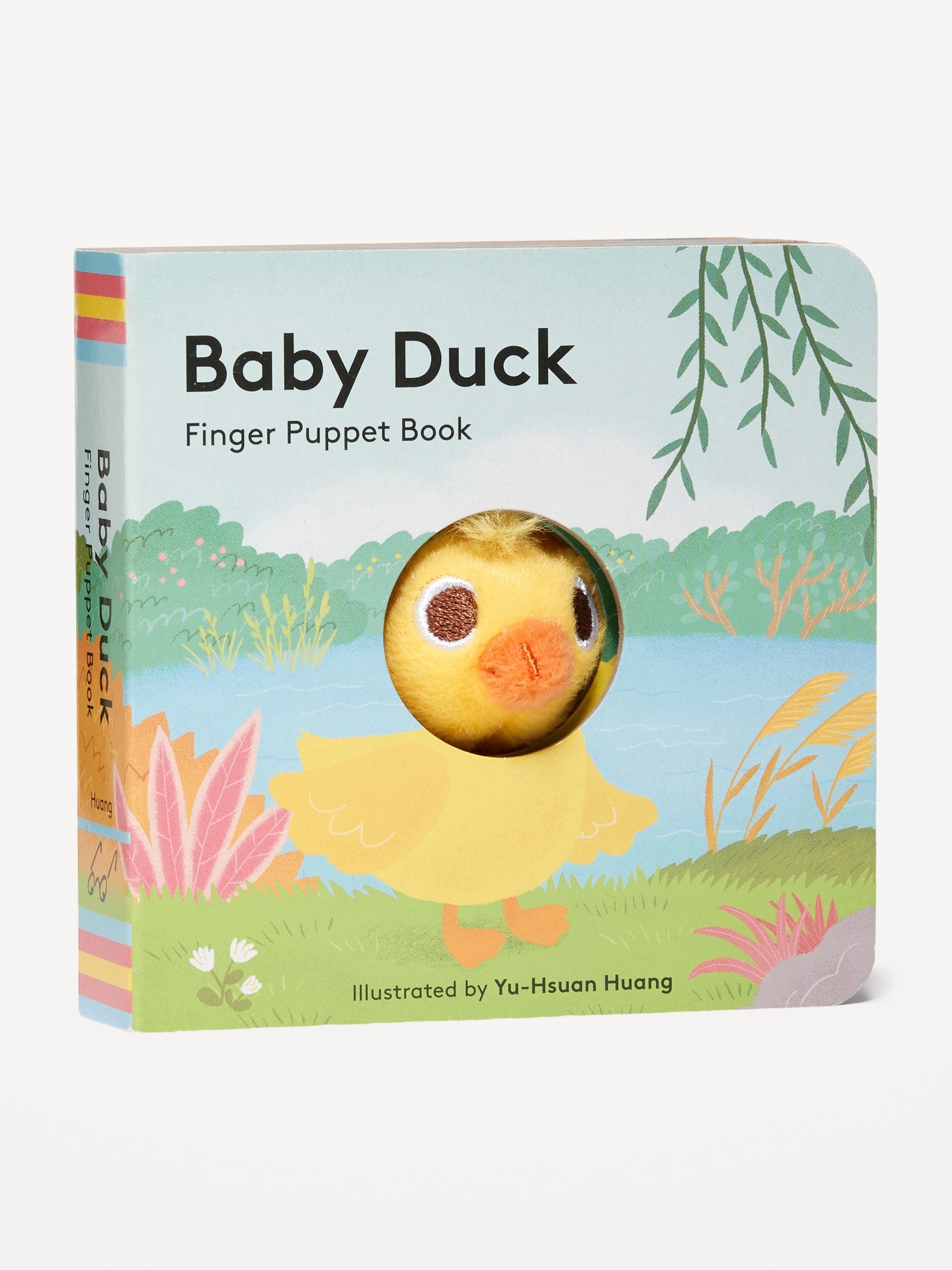 Old Navy "Baby Duck" Finger Puppet Book for Baby yellow. 1