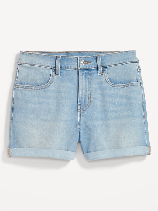 Image number 4 showing, Mid-Rise Wow Jean Shorts -- 3-inch inseam