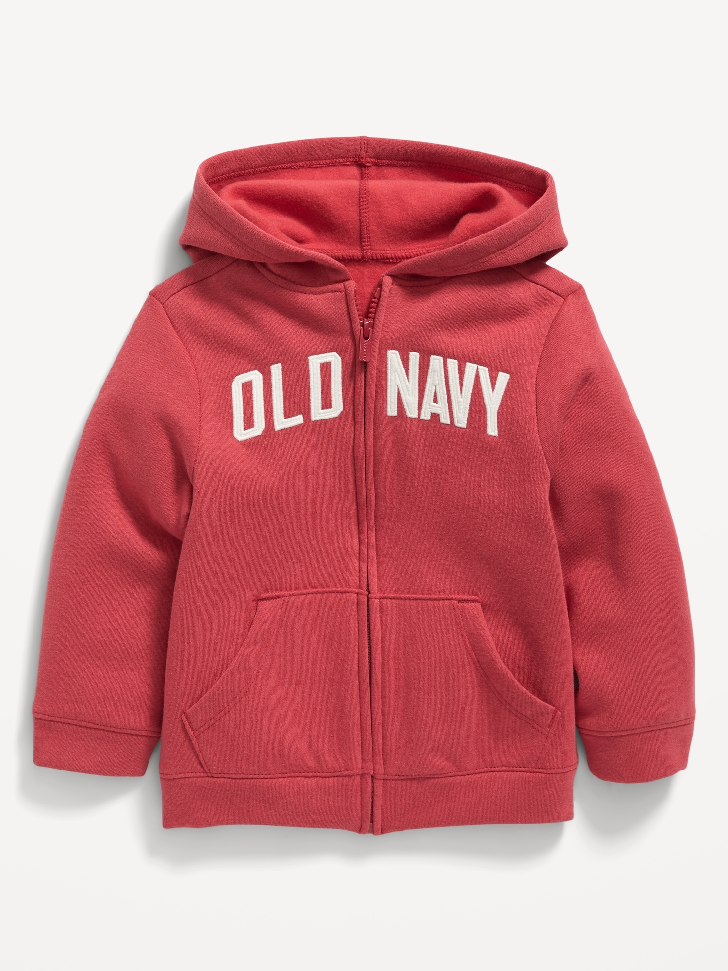 Old Navy Unisex Logo-Graphic Zip Hoodie for Toddler red. 1