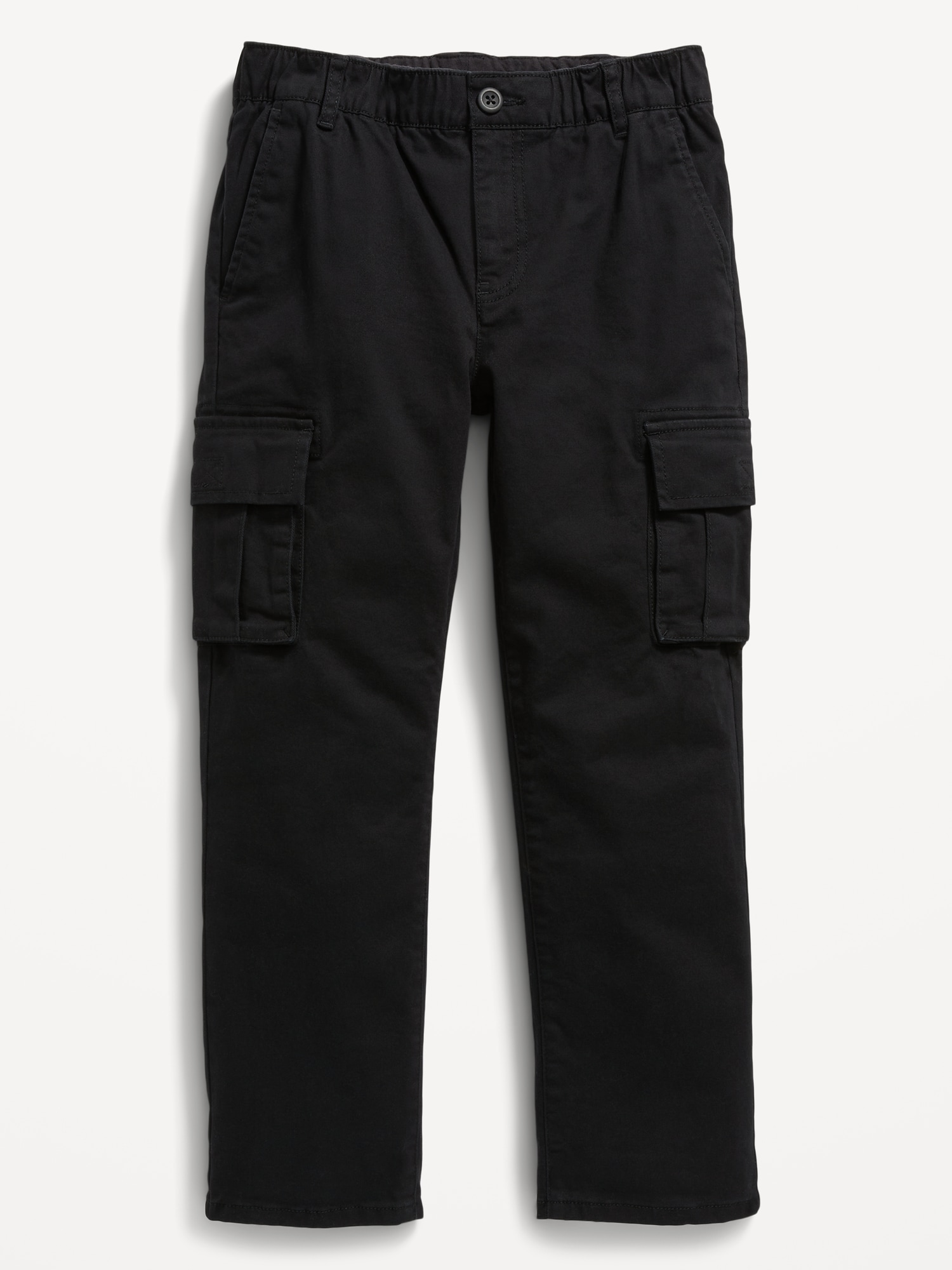 Old Navy Built-In Flex Cargo Taper Pants for Boys black. 1