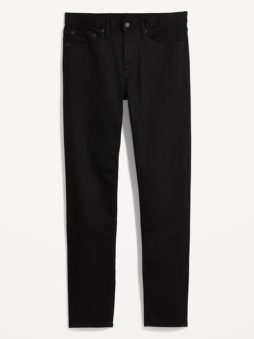 Image number 4 showing, Relaxed Slim Taper Built-In Flex Black Jeans
