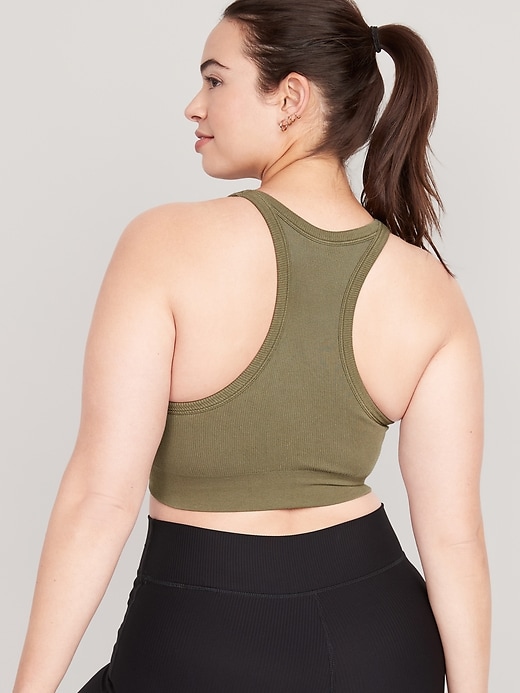 Image number 6 showing, Light Support Seamless Longline Sports Bra