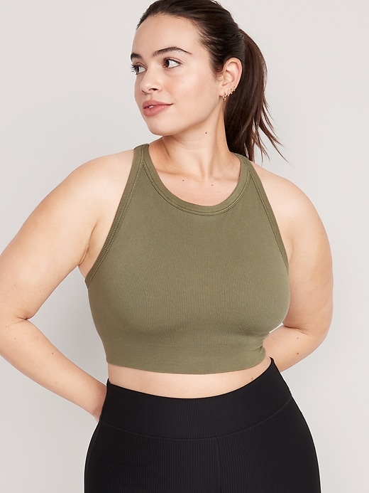 Image number 5 showing, Light Support Seamless Longline Sports Bra