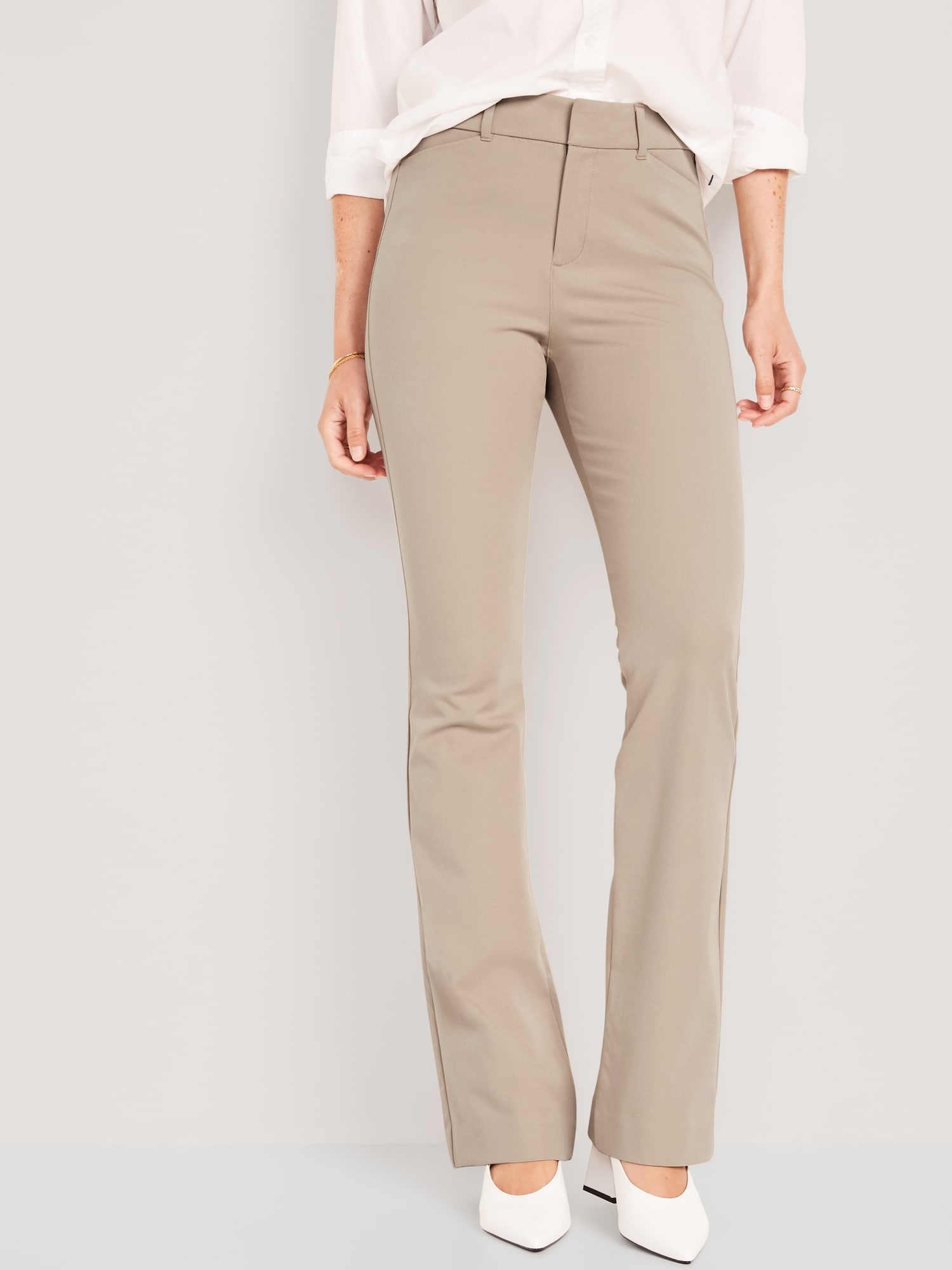 High-Waisted Pixie Flare Pants