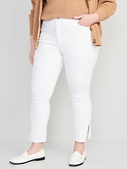 Old navy white jeans on sale rockstar