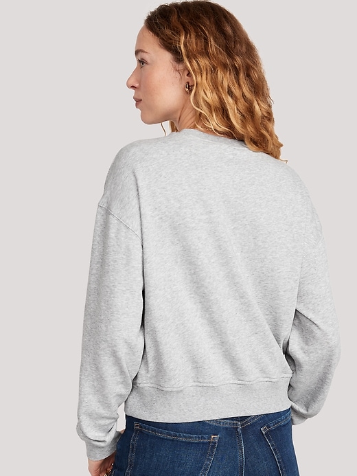 Image number 2 showing, Cropped Vintage French-Terry Sweatshirt