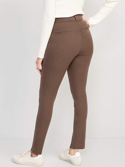 Image number 2 showing, High-Waisted Split-Front Pixie Skinny Pants for Women