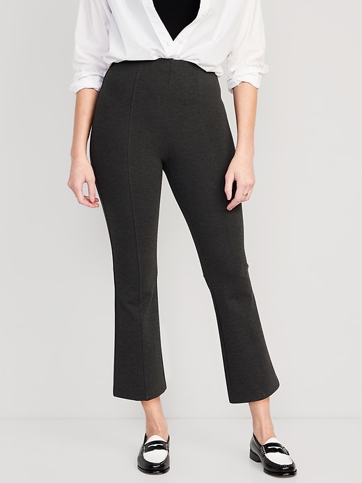 Image number 1 showing, Extra High-Waisted Stevie Crop Flare Pants