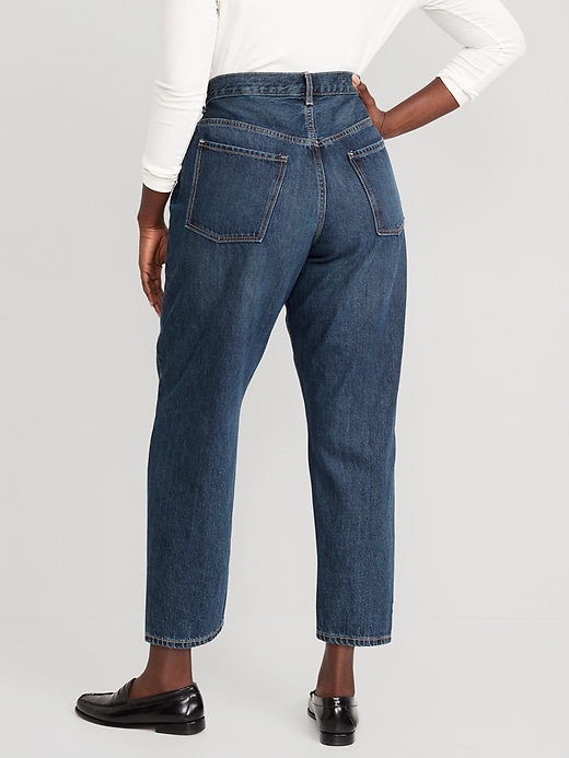 Image number 6 showing, Extra High-Waisted Non-Stretch Balloon Jeans