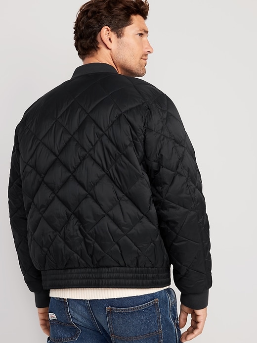 Image number 2 showing, Water-Resistant Quilted Bomber Zip Jacket