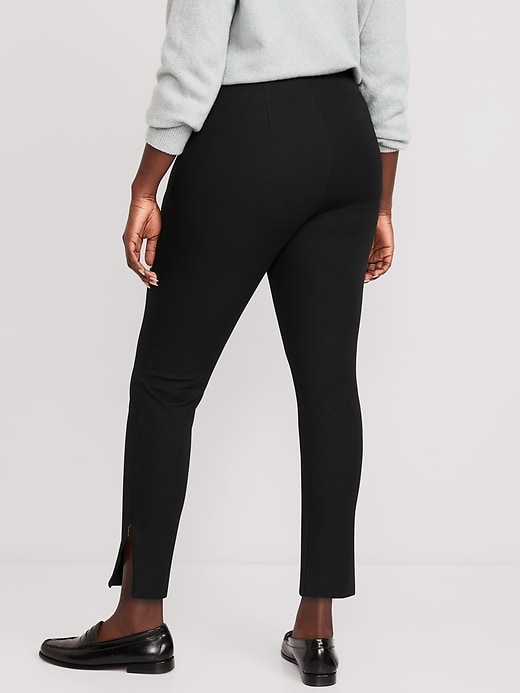 Image number 6 showing, High-Waisted Pull-On Pixie Skinny Ankle Pants