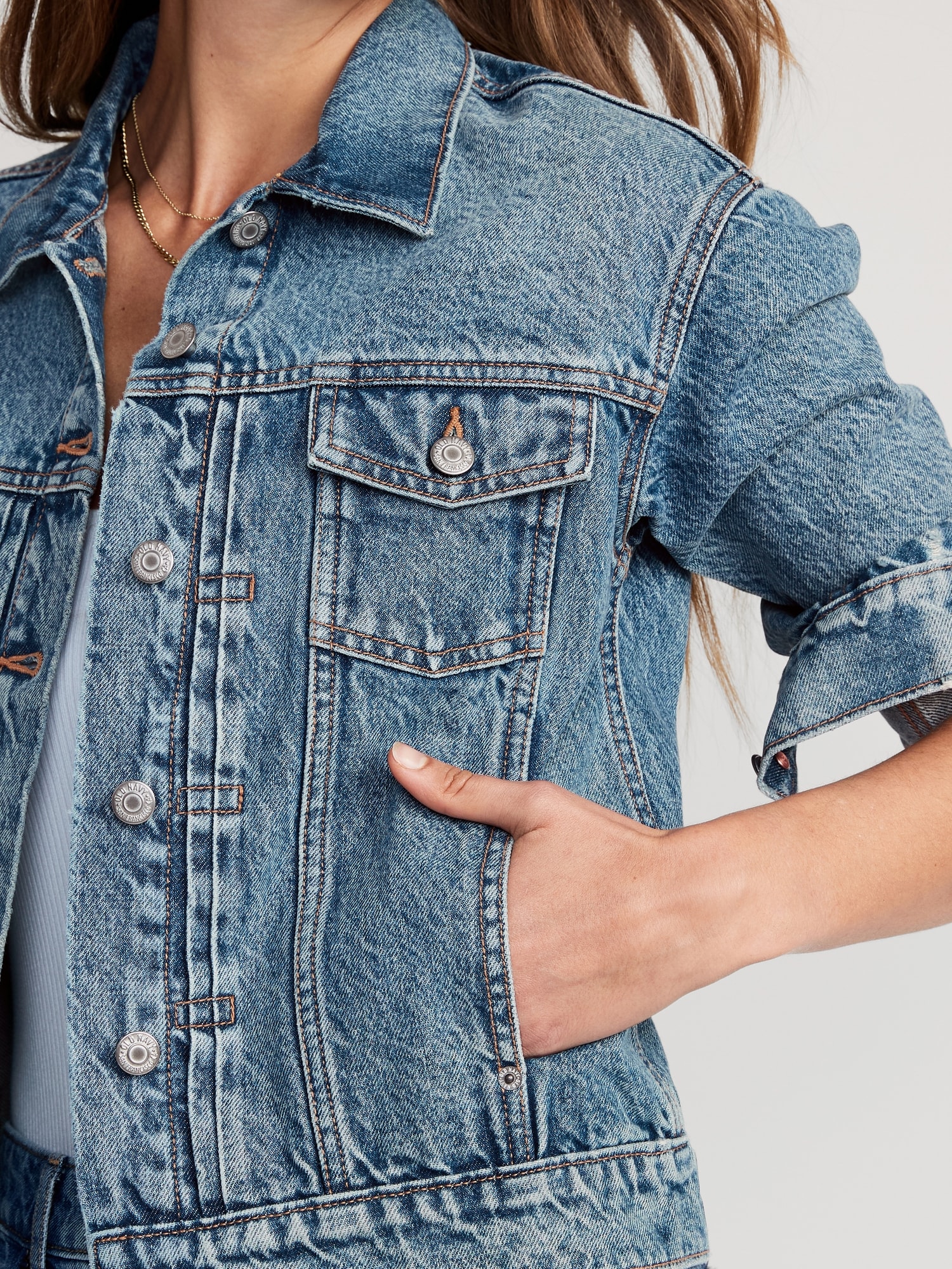 Validering Let at læse besked Classic Jean Jacket for Women | Old Navy
