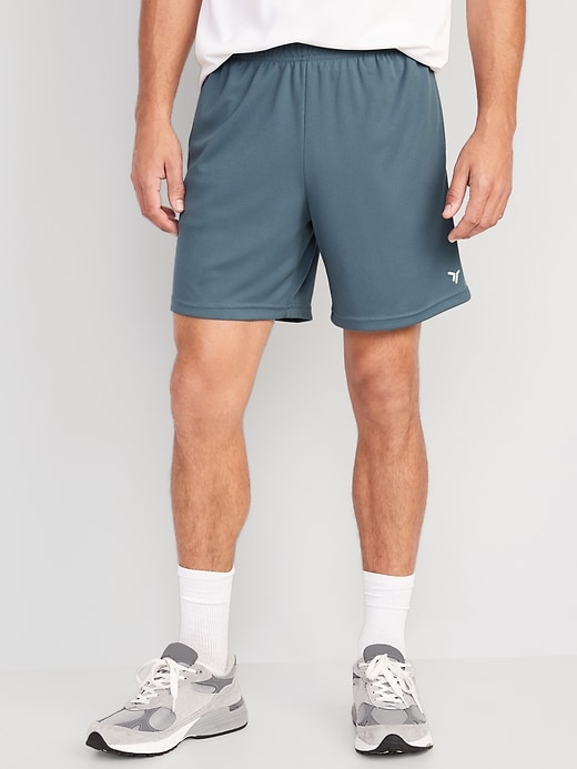 View large product image 1 of 3. Go-Dry Mesh Performance Shorts -- 7-inch inseam