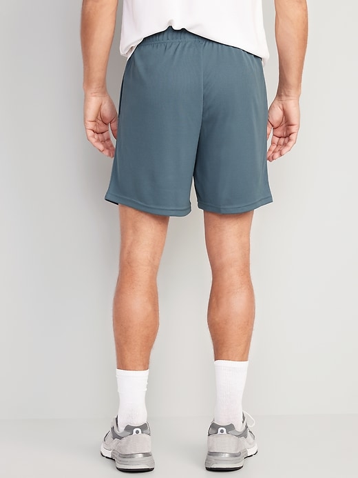 View large product image 2 of 3. Go-Dry Mesh Performance Shorts -- 7-inch inseam