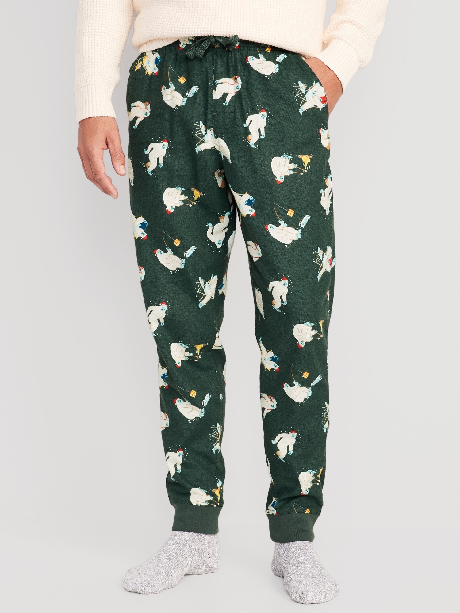 DoubleBrushed Flannel Pajama Pants for Men  Old Navy