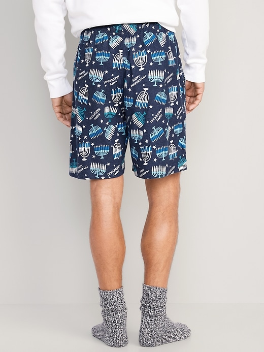 Image number 2 showing, Matching Printed Flannel Pajama Boxer Shorts --7-inch inseam