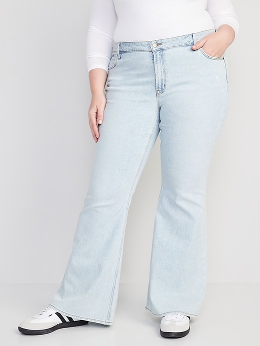 Image number 7 showing, Mid-Rise Super-Flare Jeans