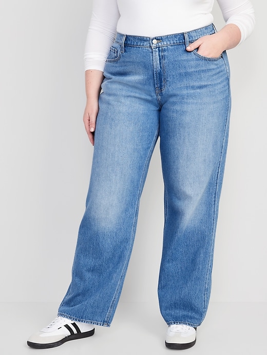 Mid-Rise Baggy Loose Jeans | Old Navy