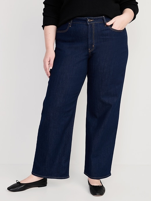 Image number 7 showing, High-Waisted Wow Wide-Leg Jeans