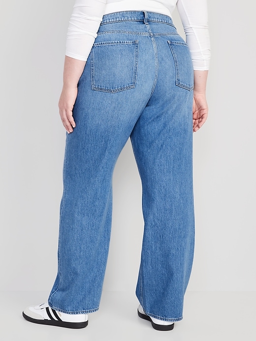 Image number 8 showing, Mid-Rise Baggy Loose Jeans