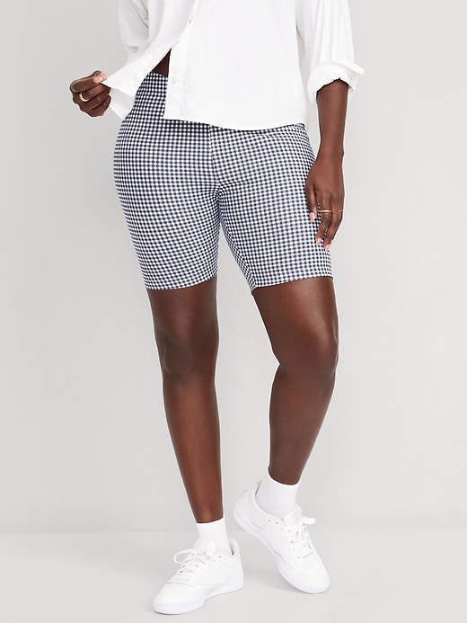 Image number 5 showing, High-Waisted Biker Shorts for Women -- 8-inch inseam