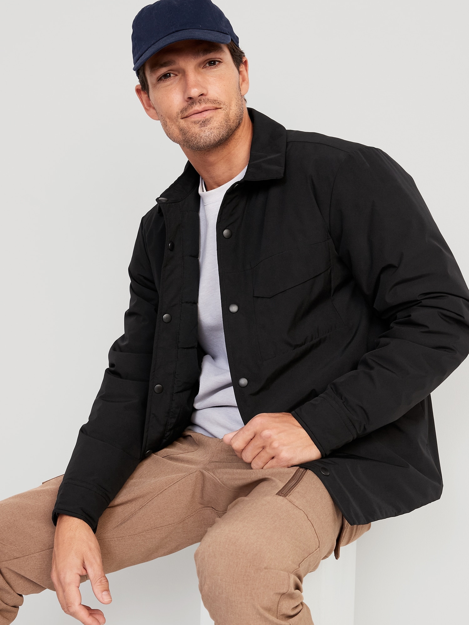 gap men's shacket