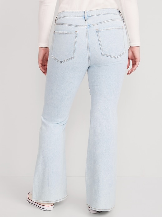 Image number 6 showing, Mid-Rise Super-Flare Jeans