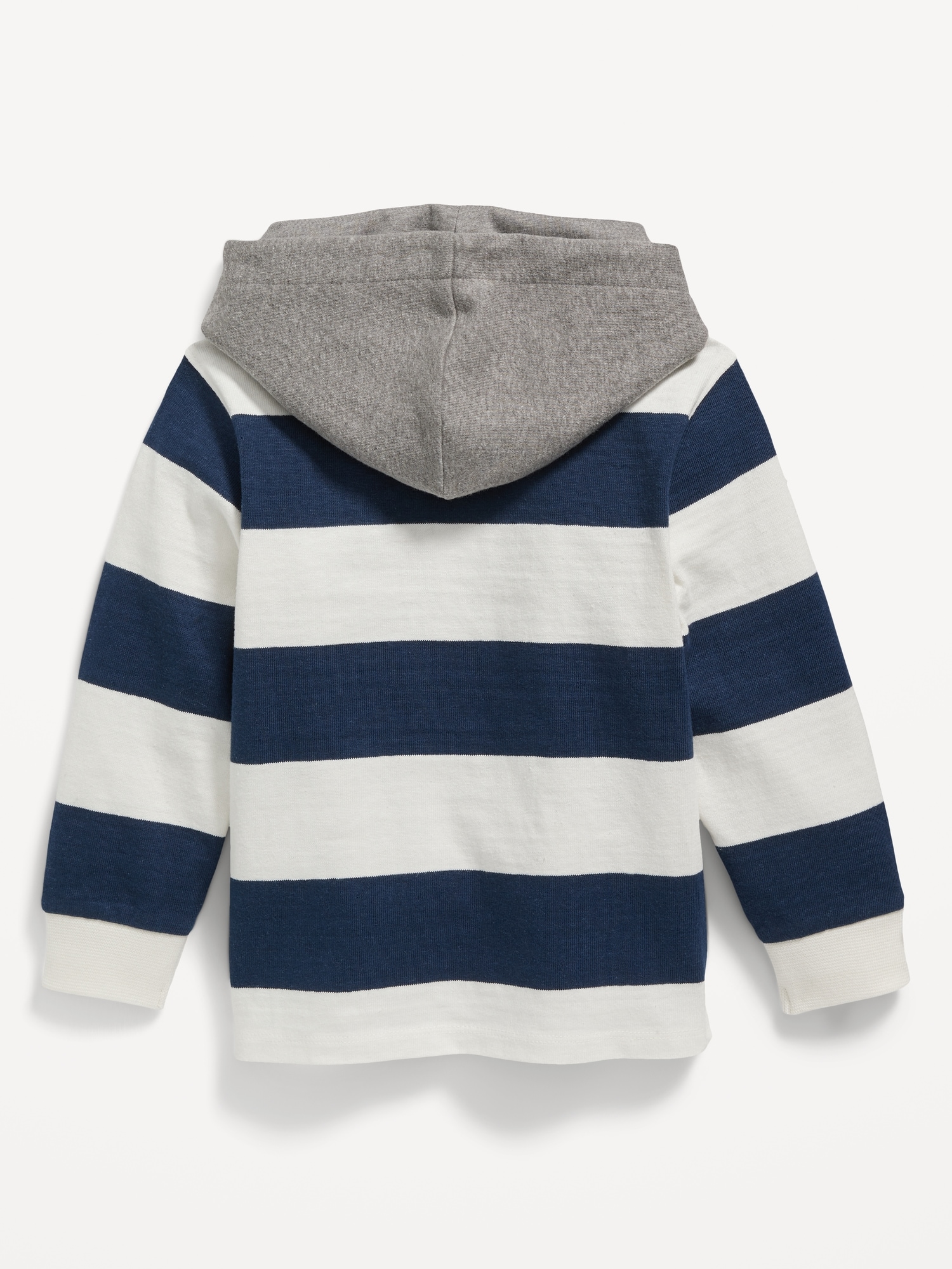 Long-Sleeve Hooded Rugby Polo Shirt for Toddler Boys | Old Navy